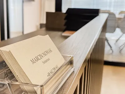 Wnętrze kancelarii notarialnej w Krzeszowicach